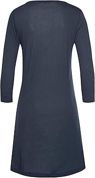 Lascana Women's Navy Short-Sleeve Sleep Dress |Lascana in Lebanon