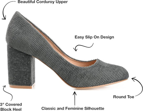 Journee Collection Women's Green Fai Pump Heels | Journee Collection In Lebanon