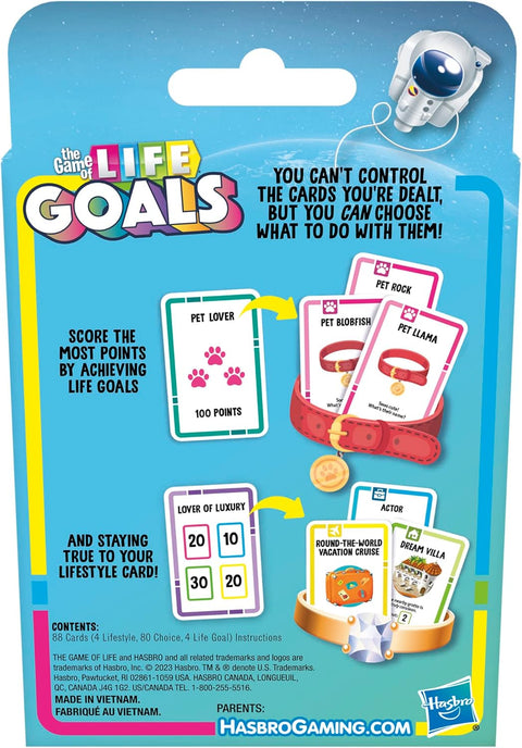 Hasbro Gaming The Game of Life Goals Card & Quick-Playing Family Game|Hasbro Gaming In Lebanon