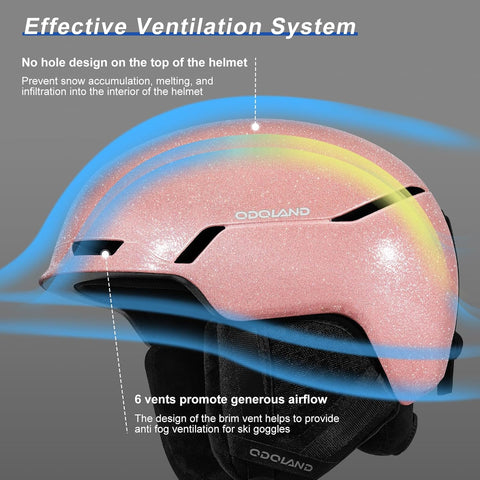 Odoland Pink Ski Helmet, Snowboard Helmet | Odoland In Lebanon