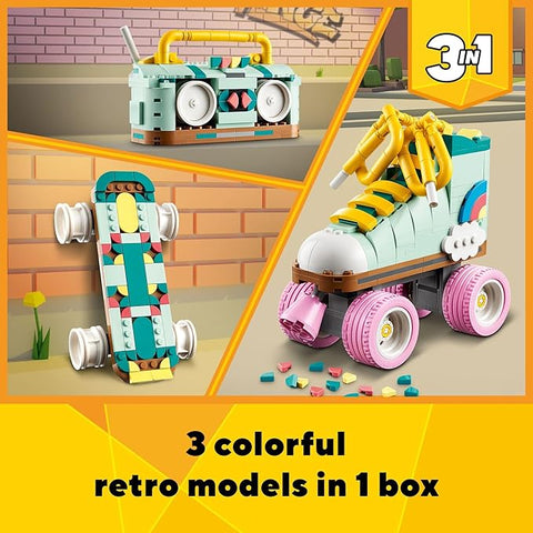 Lego Creator 3 In 1 Retro Roller Skate Building Kit | Lego In Lebanon