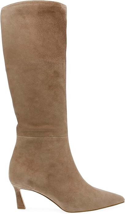 Betsey Johnson Women's Tan Suede Lavan Knee High Boots | Betsey Johnson In Lebanon