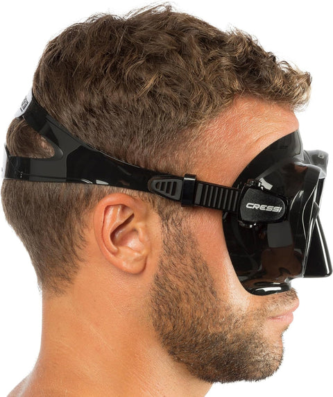 Cressi Black Scuba Diving Snorkeling Frameless Mask | Cressi In Lebanon