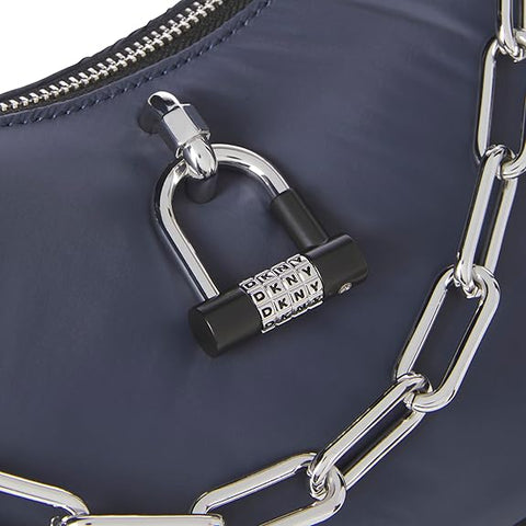 DKNY Women's Navy Harper Chain Shoulder Bag | DKNY In Lebanon