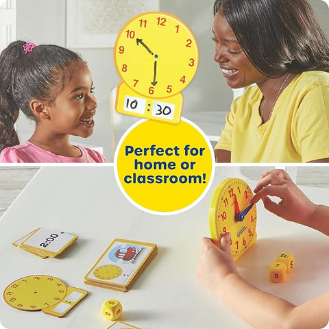 Learning Resources Teaching Clocks Time Activity Set | Learning Resources In Lebanon