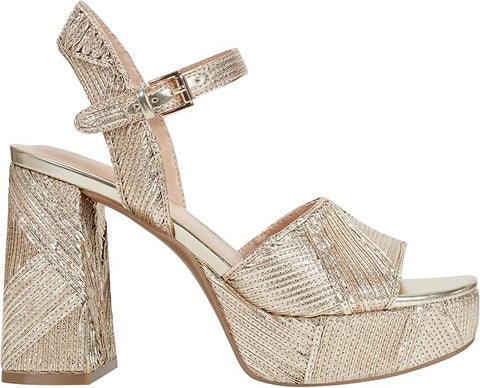 Marc Fisher Women's Gold Seleny Heeled Sandal | Marc Fisher In Lebanon