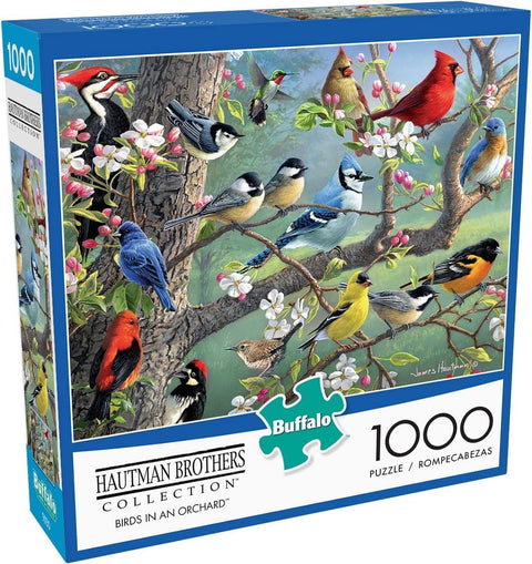 Buffalo Games Hautman Brothers Birds in an Orchard 1000 Piece Jigsaw Puzzle | Buffalo Games In Lebanon