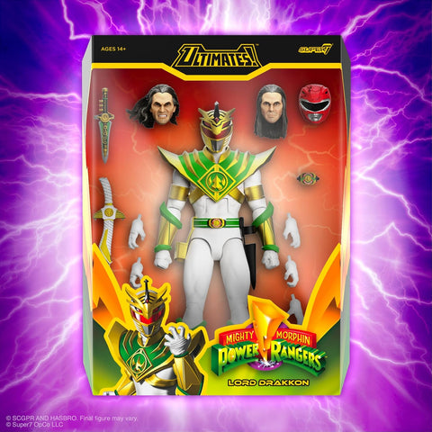 Super7 ULTIMATES! Mighty Morphin Power Rangers Lord Drakkon 7 Power Rangers Action Figure|Super7 In Lebanon