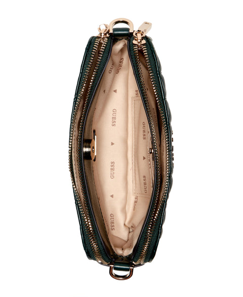 Guess Women's Dark Green Kori Status Small Crossbody | Guess In Lebanon