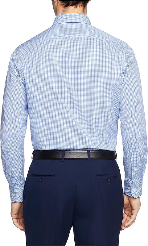 Tommy Hilfiger Men's Blue Regular Fit Stretch Twill Shirt | Tommy Hilfiger In Lebanon