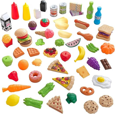 KidKraft 65-Piece Plastic Play Food Set for Play Kitchens | KidKraft In Lebanon
