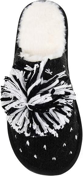 Journee Collection Women's Black Stardust Slipper| Journee Collection In Lebanon