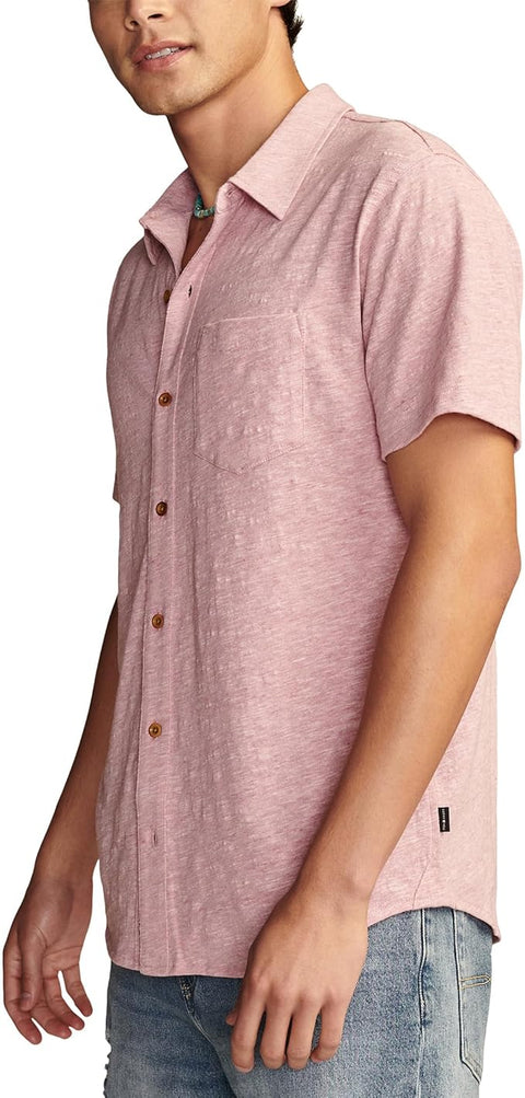 Lucky Brand Men's Red Violet Short Sleeve Shirt | Lucky Brand in Lebanon
