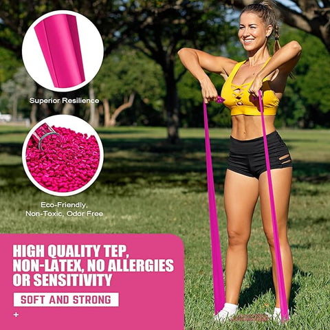 ‎HPYGN Pink Resistance Bands Set of 2 | ‎HPYGN In Lebanon