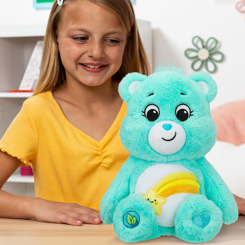 Care Bears - Cuddly 14" Stuffed Animal - Wish Bear - Soft & Huggable! | Care Bears In Lebanon