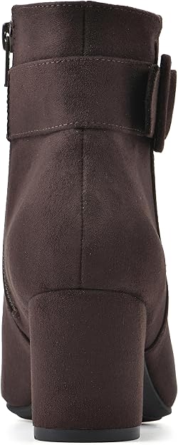 White Mountain Women's Brown Freckly Block Heeled Boot | White Mountain In Lebanon
