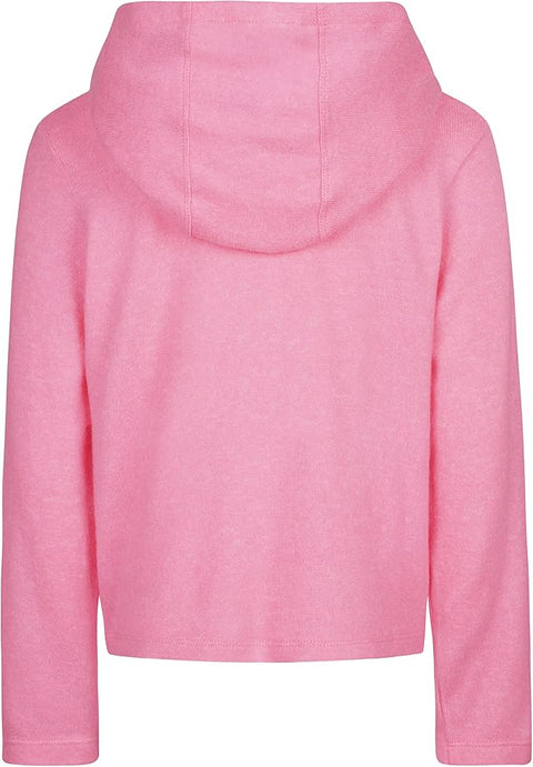 Hurley Girl's Pink Logo Printed Long Sleeve Hoodie | Hurley In Lebanon