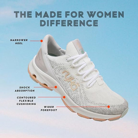 Ryka Women's Brilliant White Devotion X Walking Sneaker | Ryka In Lebanon