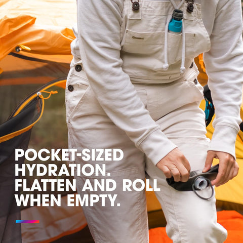 HydraPak Stow Red Ultralight & Packable Collapsible Travel Water Bottle 1000ml  | HydraPak Stow In Lebanon