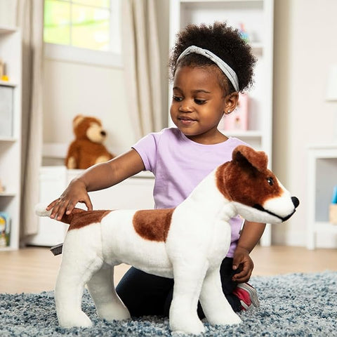 Melissa & Doug Giant Jack Russell Terrier Lifelike Stuffed Animal Dog Plush | Melissa & Doug In Lebanon