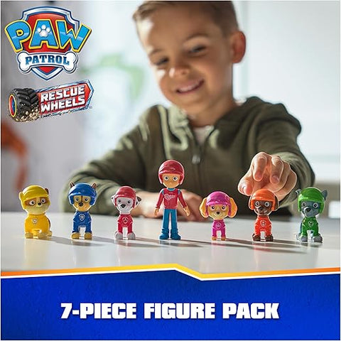 Paw Patrol Rescue Wheels, Toy Figures Gift Pack, with 7 Collectible Action Figures | Paw Patrol In Lebanon