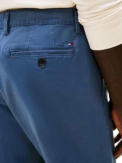 Tommy Hilfiger Men's Dusty Blue herr Chino byxor anpassad passform Chino Pants | Tommy Hilfiger in Lebanon