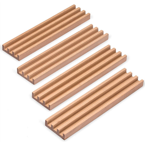 Yellow Mountain Imports Set of 4 Beechwood Domino Racks (10 Inch) | Yellow Mountain In Lebanon
