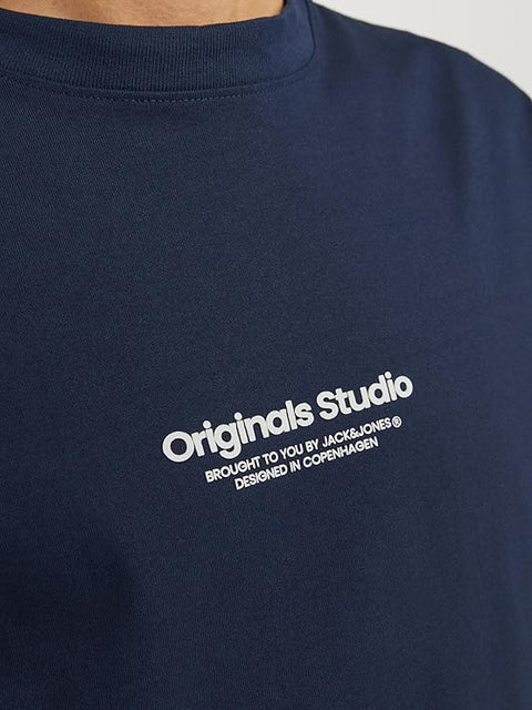 Jack & Jones Men's Black Jorvesterbro Tee Ls Crew Neck Sweater | Jack & Jones In Lebanon