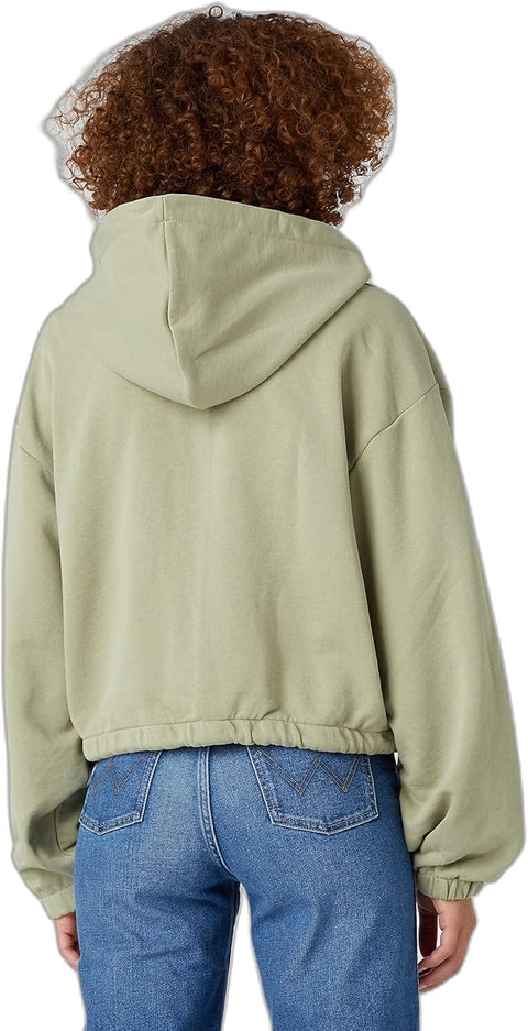Wrangler Women's Green Tea Leaf Full Zip Hooded Long Sleeve Jacket | Wrangler In Lebanon