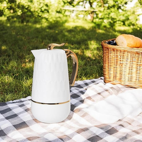 Hinox White Glass Vacuum Jug 1L LS-067-P03 K-20 | Hinox In Lebanon