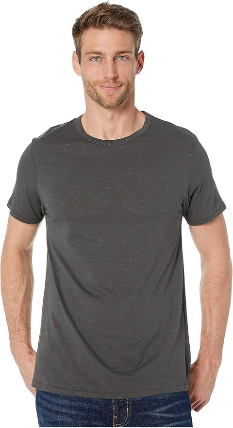 Alternative Men's Dark Gray Slub Keeper Crew Neck T-Shirt |Alternative In Lebanon