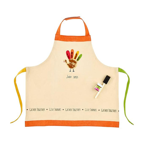 Mud Pie Kids Turkey Handprint Apron | Mud Pie In Lebanon