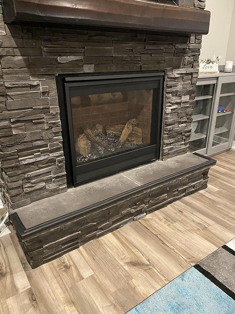 KidKusion Hearth Cushion Black Babyproof Fireplace Bumper | KidKusion In Lebanon