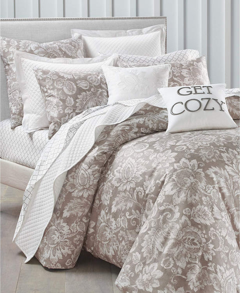 Charter Club Smoke Damask Designs 300 Thread Count Cotton 3 Piece Full/Queen Duvet Cover|Charter Club In Lebanon