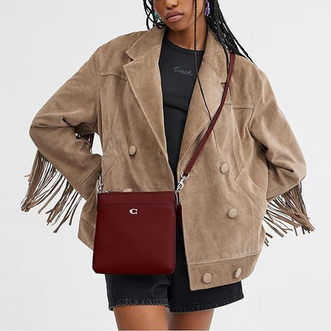 COACH Women's Burgundy Kitt Cross-Body Bags | COACH Paris In Lebanon