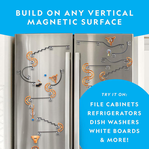 Blue Marble National Geographic Magnetic Marble Run - 75-Piece STEM Building Set |Blue Marble In Lebanon