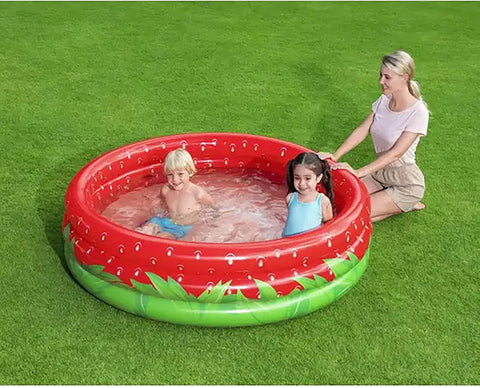 Bestway Sweet Strawberry Pool 66" x H15 Inflatable 3-Ring Play Pool|Bestway In Lebanon