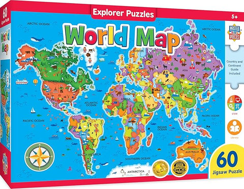 Master Pieces 60 Piece Educational Jigsaw Puzzle For Kids | Master Pieces In Lebanon