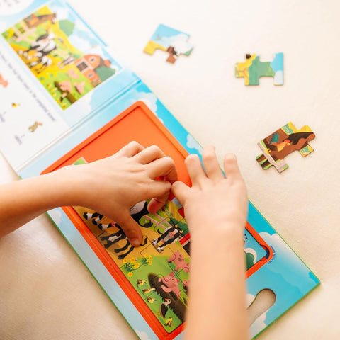 Melissa & Doug On The Farm Take-Along Magnetic Jigsaw Puzzle Set  | Melissa & Doug In Lebanon