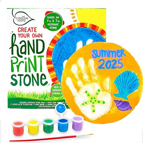Creative Roots Create Your Own Handprint Stone | Creative Roots In Lebanon