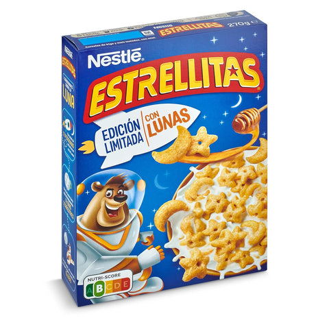 Nestle Estrellitas Portuguese Children's Whole Grain Cereal with Honey Stars 270 g | Nestle In Lebanon