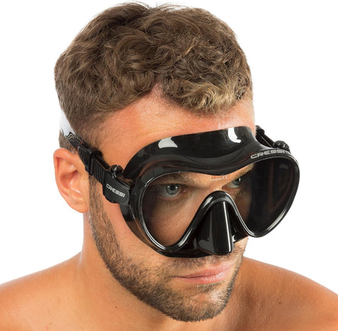Cressi Black Scuba Diving Snorkeling Frameless Mask | Cressi In Lebanon