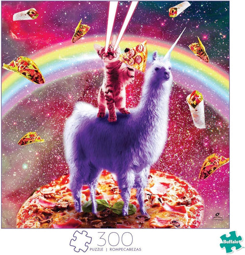 Buffalo Games - Laser Llama Kitty - 300 Large Piece Jigsaw Puzzle |Buffalo Games In Lebanon
