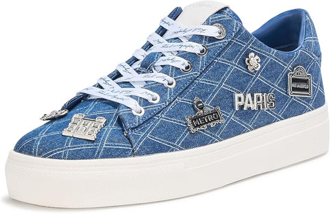 Karl Lagerfeld Paris Women's Blue Cate Rue Pins Sneaker | Karl Lagerfeld Paris In Lebanon