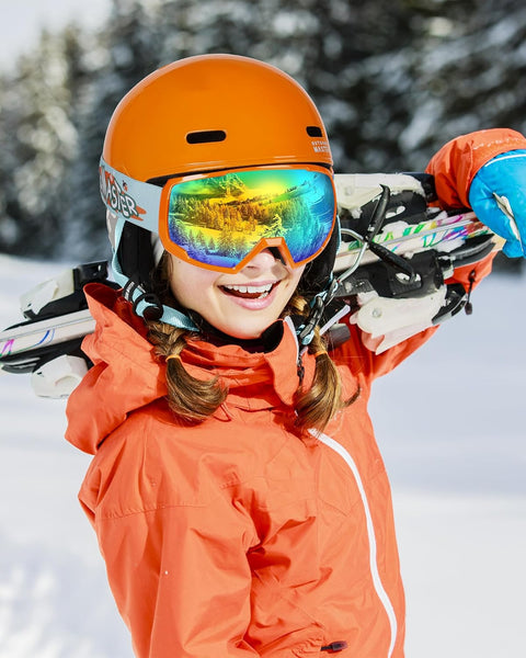 OutdoorMaster Kids Orange Ski Helmet |OutdoorMaster In Lebanon