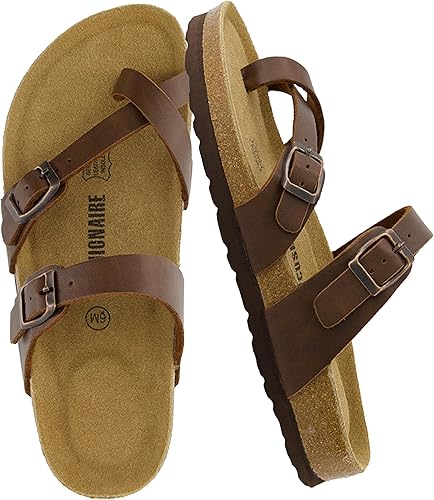 Cushionaire Women's Dark Brown Luna Cork Slipper | Cushionaire In Lebanon