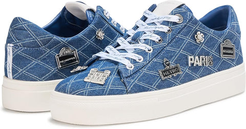 Karl Lagerfeld Paris Women's Blue Cate Rue Pins Sneaker | Karl Lagerfeld Paris In Lebanon