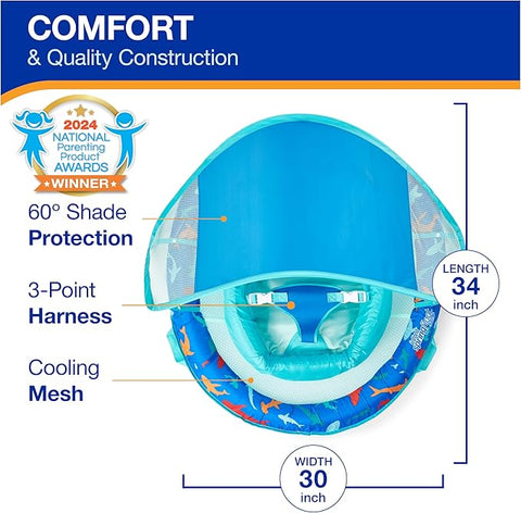 SwimWays Baby Pool Infant Float With Canopy & UPF Protection | SwimWays In Lebanon