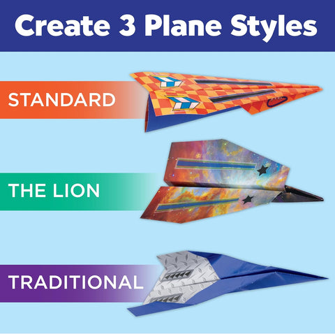 Faber-Castell Creativity for Kids Paper Airplane Squadron Create 20 Paper Airplanes | Faber-Castell In Lebanon