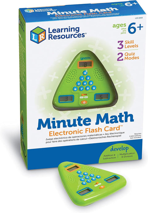 Learning Resources Minute Math Electronic Flash Card |Learning Resources In Lebanon